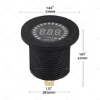 LED Digital Battery Volt Meter Monitor for Car Boat Marine (12V)