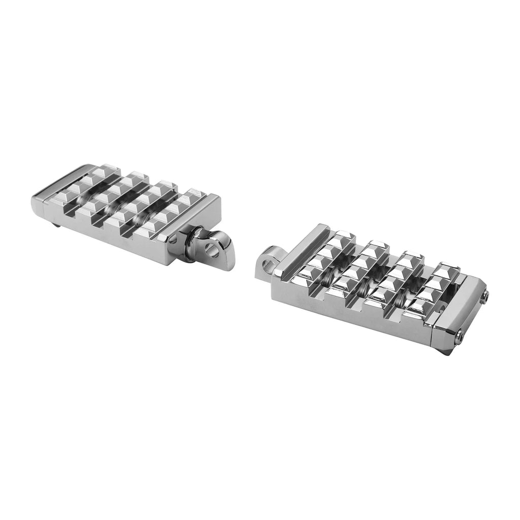 Chrome Footpegs for Harley Touring Street Road Glide Softail Fatboy