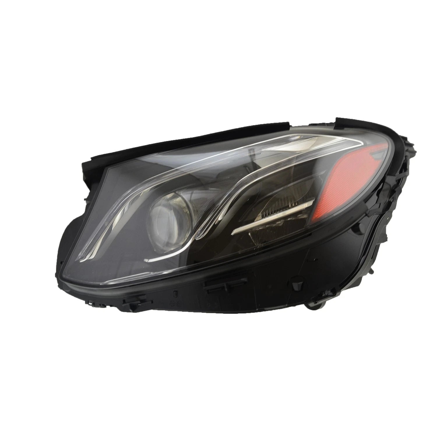 Replacement Plastic Driver LED Headlight Lens Housing w/Active Lighting w/o Logo