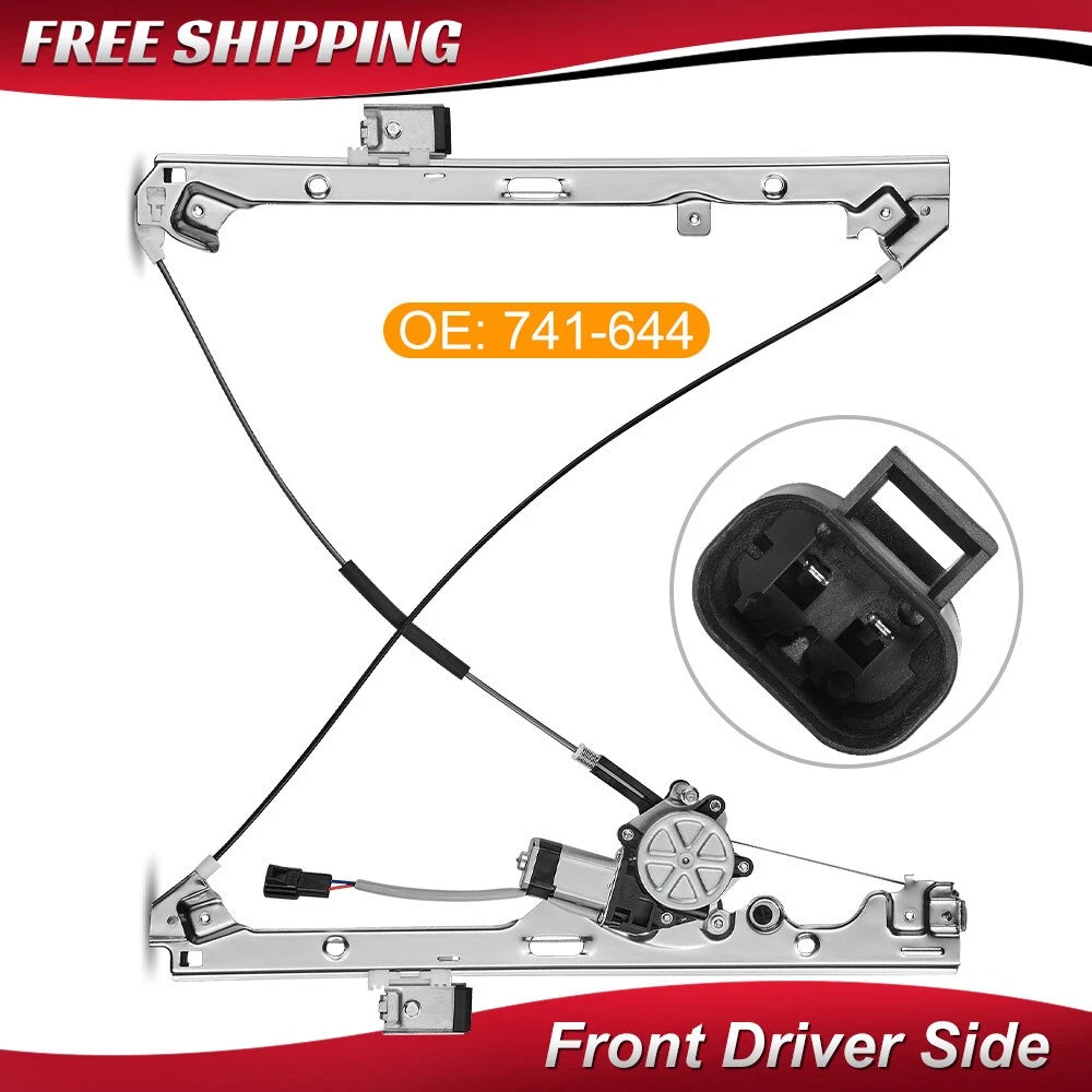 Power Window Regulator with Motor for Chevy GMC (2002â2009)