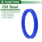 Set of 5 Oil Seal Rotary Shaft Seal 53x63x7mm High Pressure TPU