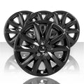 4 Black 18" Wheel Skins Hub Caps Rim Covers for Mazda 3 Grand Touring 2017 2018