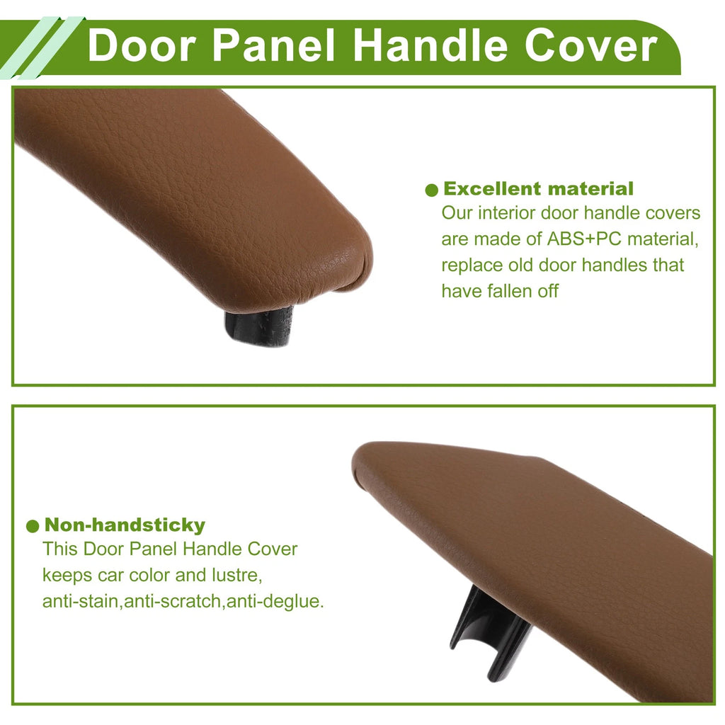 Door Panel Handle Pull Trim Cover for BMW X5 (2008–2013) No. 51416970173 Light Brown