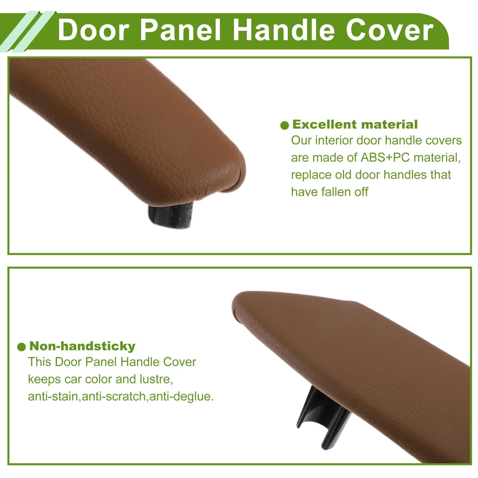 Door Panel Handle Pull Trim Cover for BMW X5 (2008–2013) No. 51416970173 Light Brown