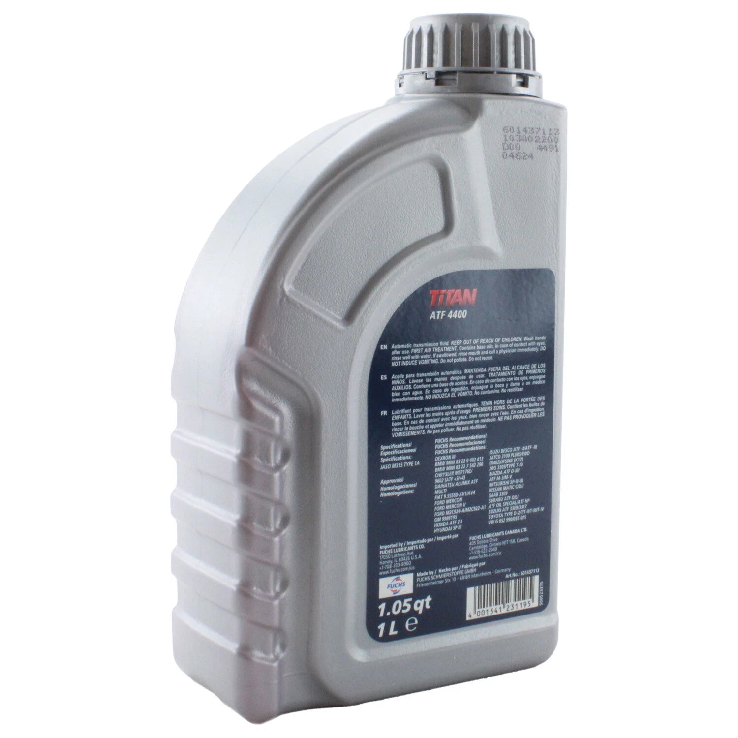 TITAN ATF 4400 Automatic Transmission Fluid for Audi BMW Jaguar LR VW (1L)