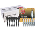 Set of 6 Ignition Coils & Spark Plugs for Mazda Millenia (1995–2002)