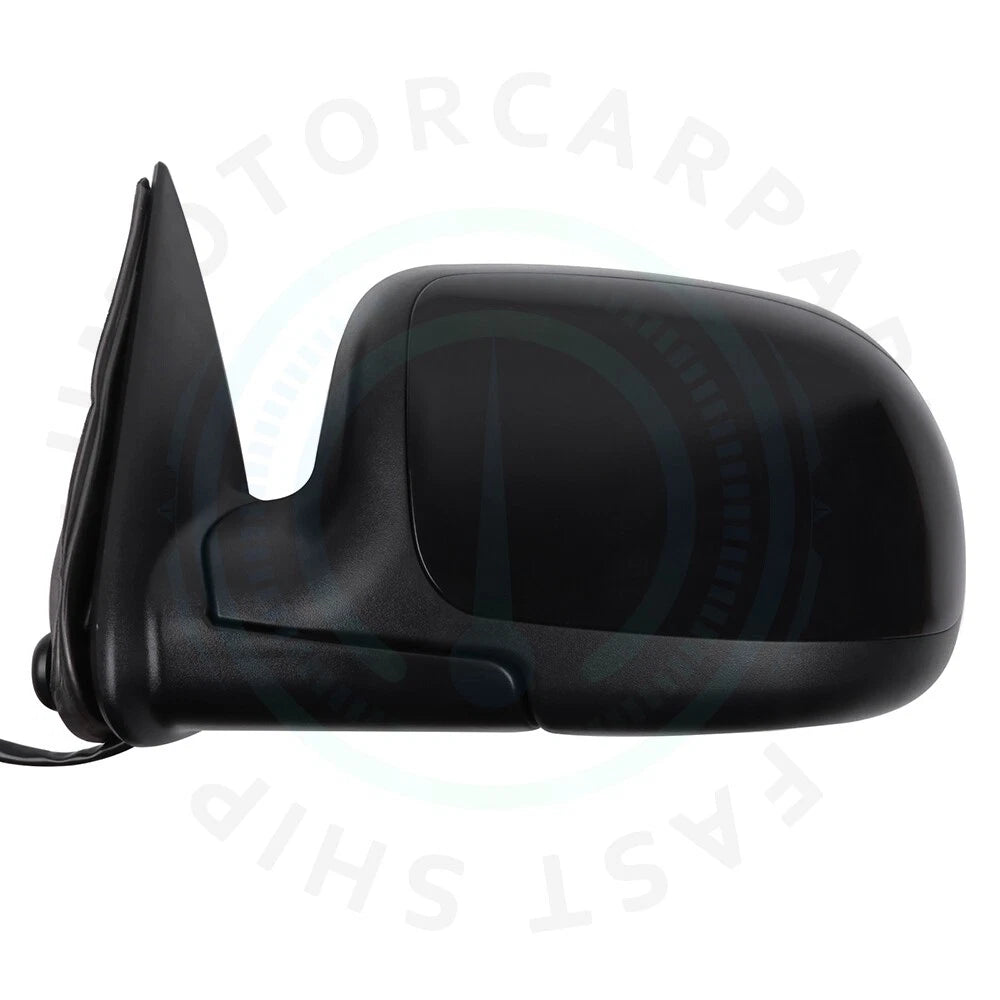 2X Power Heated Black Side View Mirrors for Chevy GMC (2003–2007)