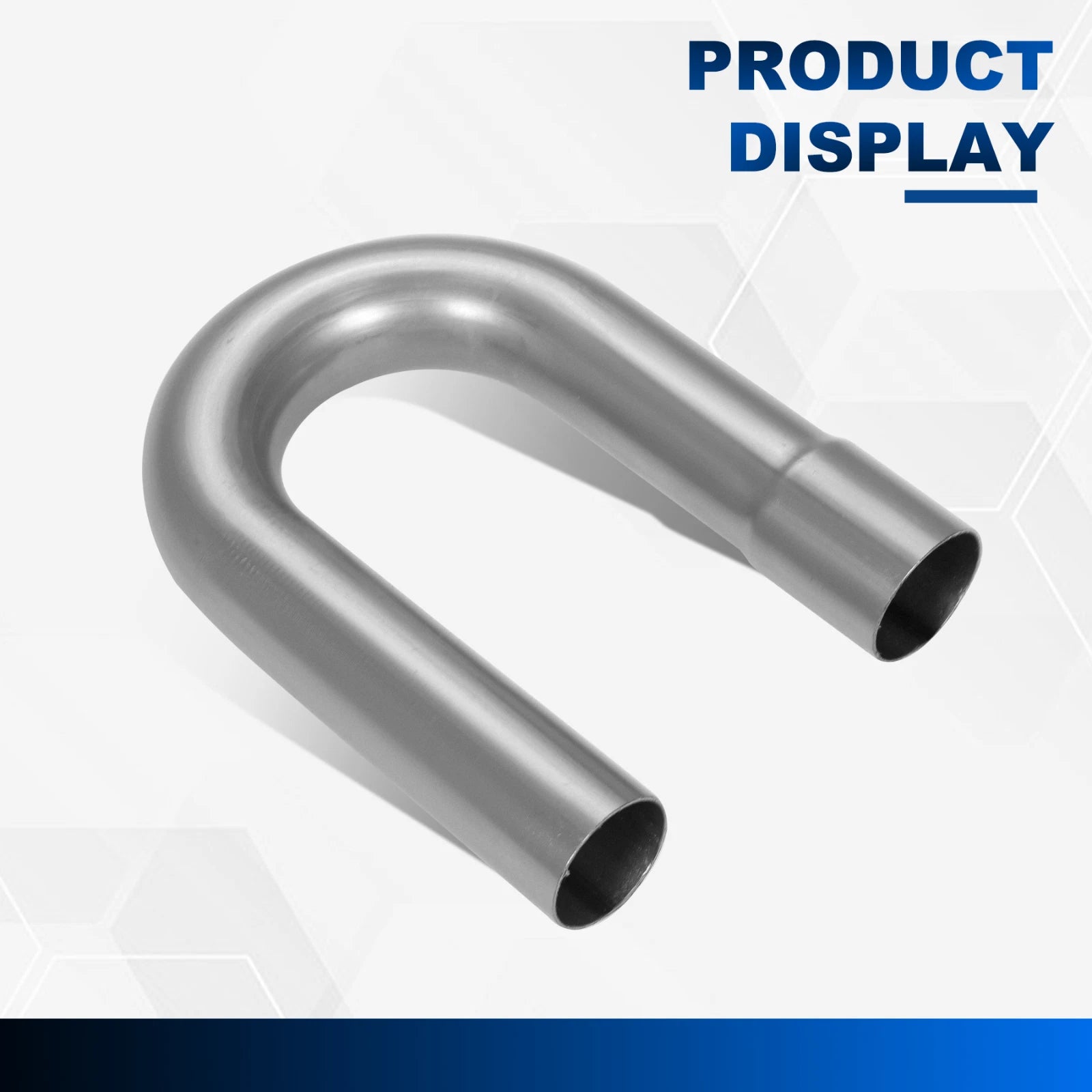 8Pcs 3" Mild Steel Exhaust Pipe Bend Kit for Custom Applications