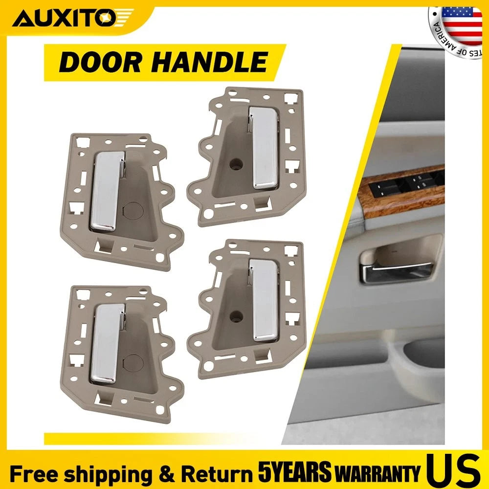 Set of 4 Beige Interior Door Handles for Jeep Grand Cherokee (2005–2010)