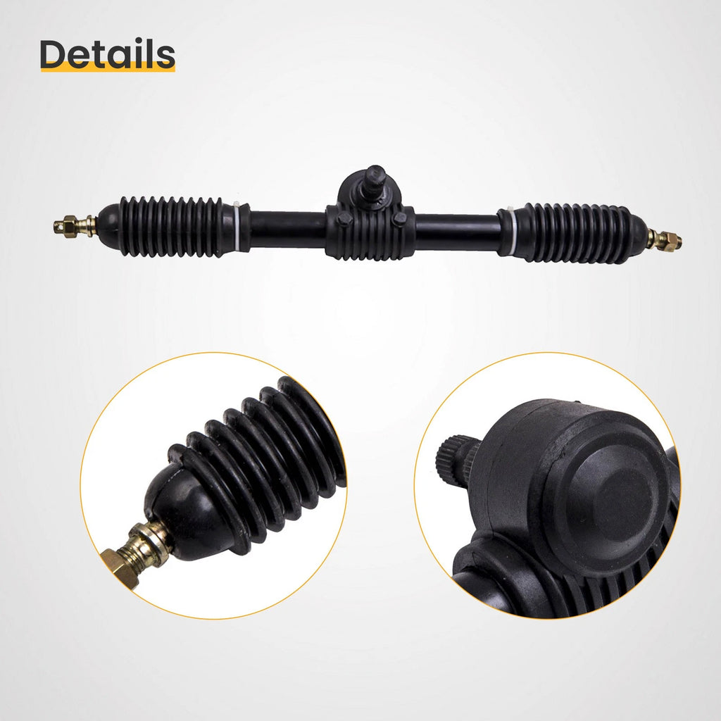 Steering Wheel Parts Tie Rod Rack Adjustable Shaft Set for 110cc Go Kart (2023–2024)