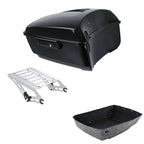 2X King Trunk Chrome Two-Up Mount Rack for Harley Touring Road Glide (2014–2026)