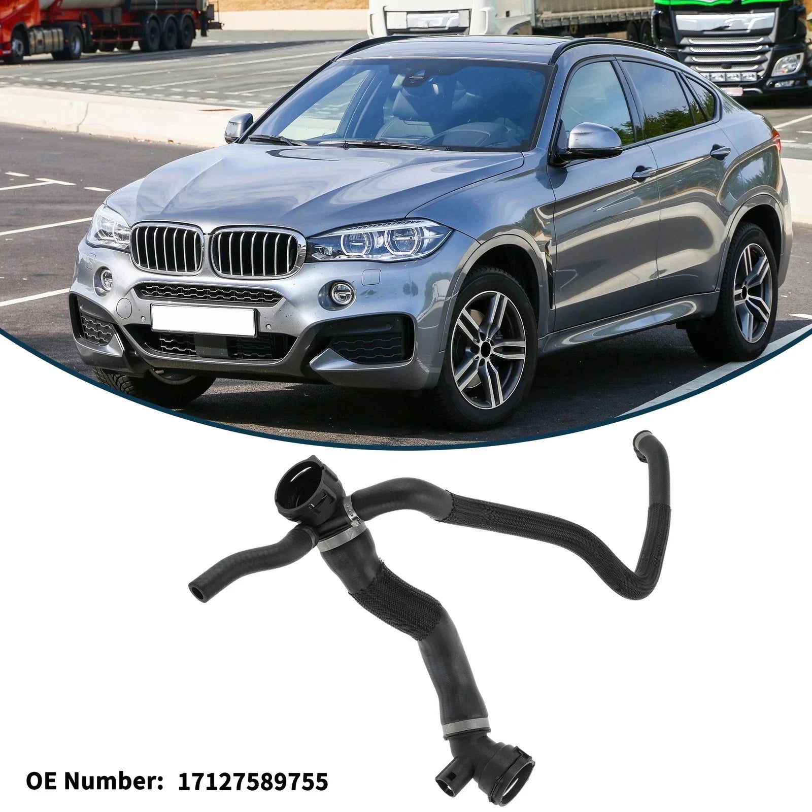 Radiator Hose 4.4L for BMW X6 (2010 - 2014)