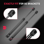 2x 17in 155N Gas Struts for Tool Box Lid Camper Shell for C16 (2019-2020)