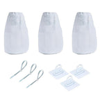 3X Dryer Vent Lint Catcher Bags for Universal Fit (No Drilling Required)