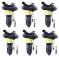 Set of 6 Ignition Coils & NGK Iridium Spark Plugs for Trailblazer Envoy XL (2002–2009)