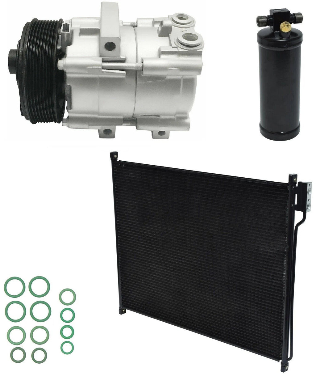 AC Compressor Kit With Condenser for Ford F53 6.8L (2000–2000)