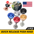 Set of 4 Colorful Push Button Quick Release Hood Pins