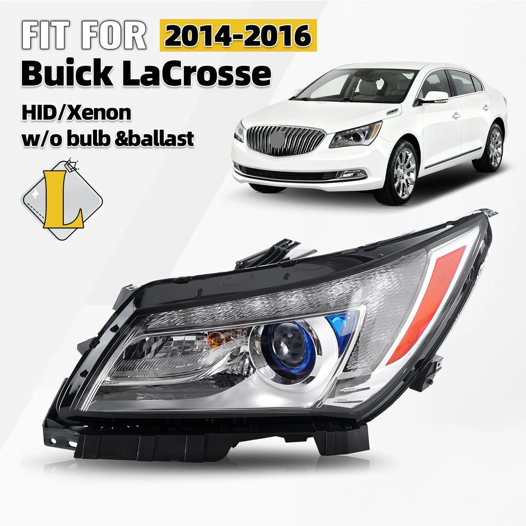 HID/Xenon Headlight for Buick LaCrosse (2014–2016) AFS Left Side