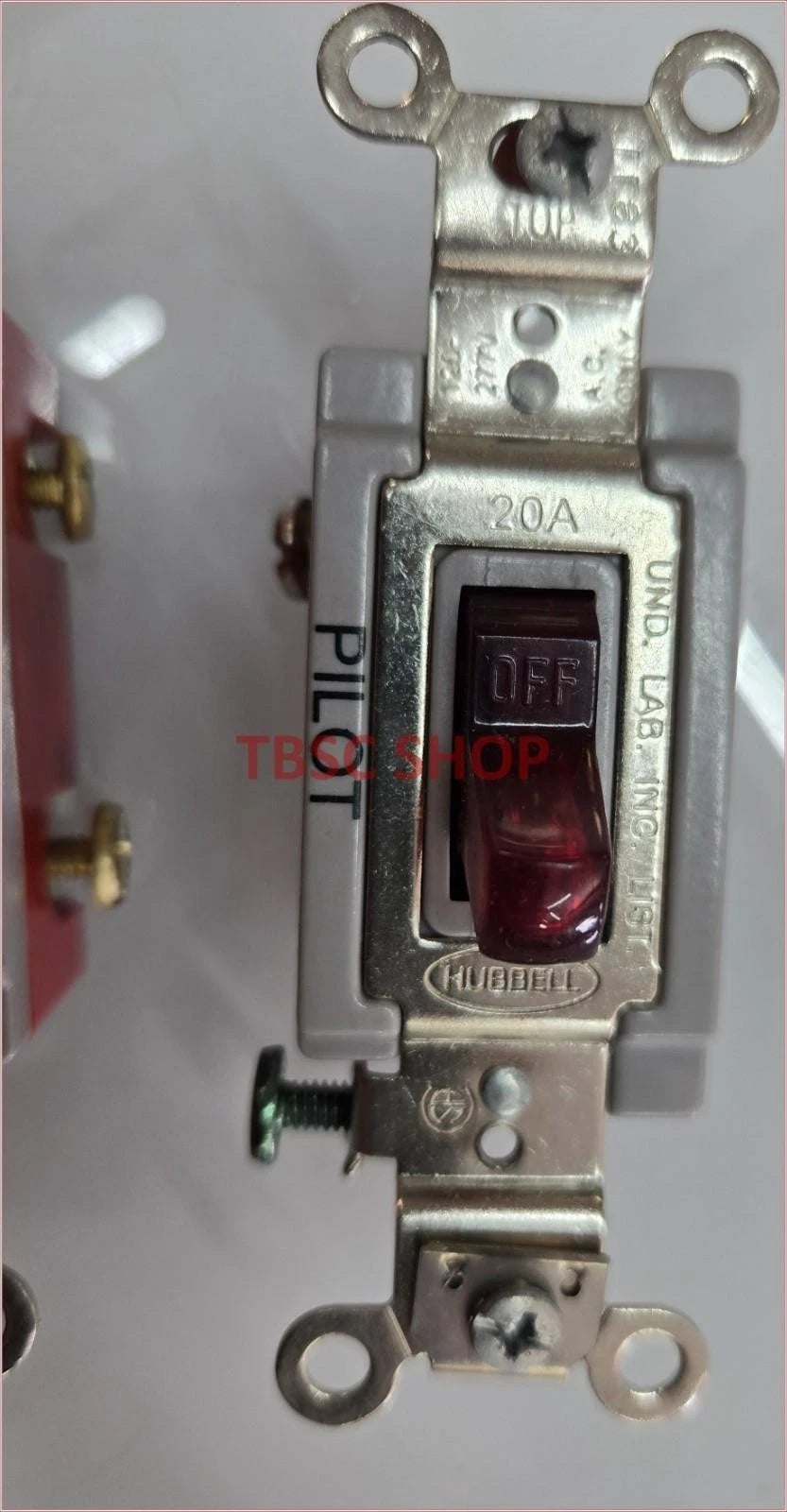 2 Pack Pilot Light Handle for Hubbell Toggle Switch 20A 120V