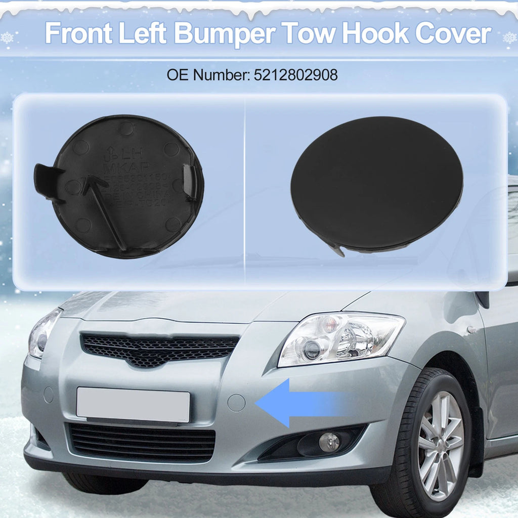 Tow Hook Cover Cap for Toyota Auris (2016–2018) No. 5212802908