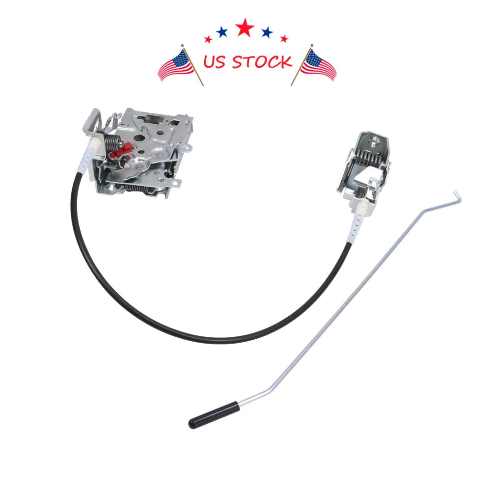 Pair Door Latch Lock & Cable Rod Assembly for Ford F-Series (1992-1997)