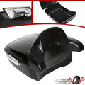 Black King Luggage Trunk Backrest for Harley Davidson Touring (2014–2026)