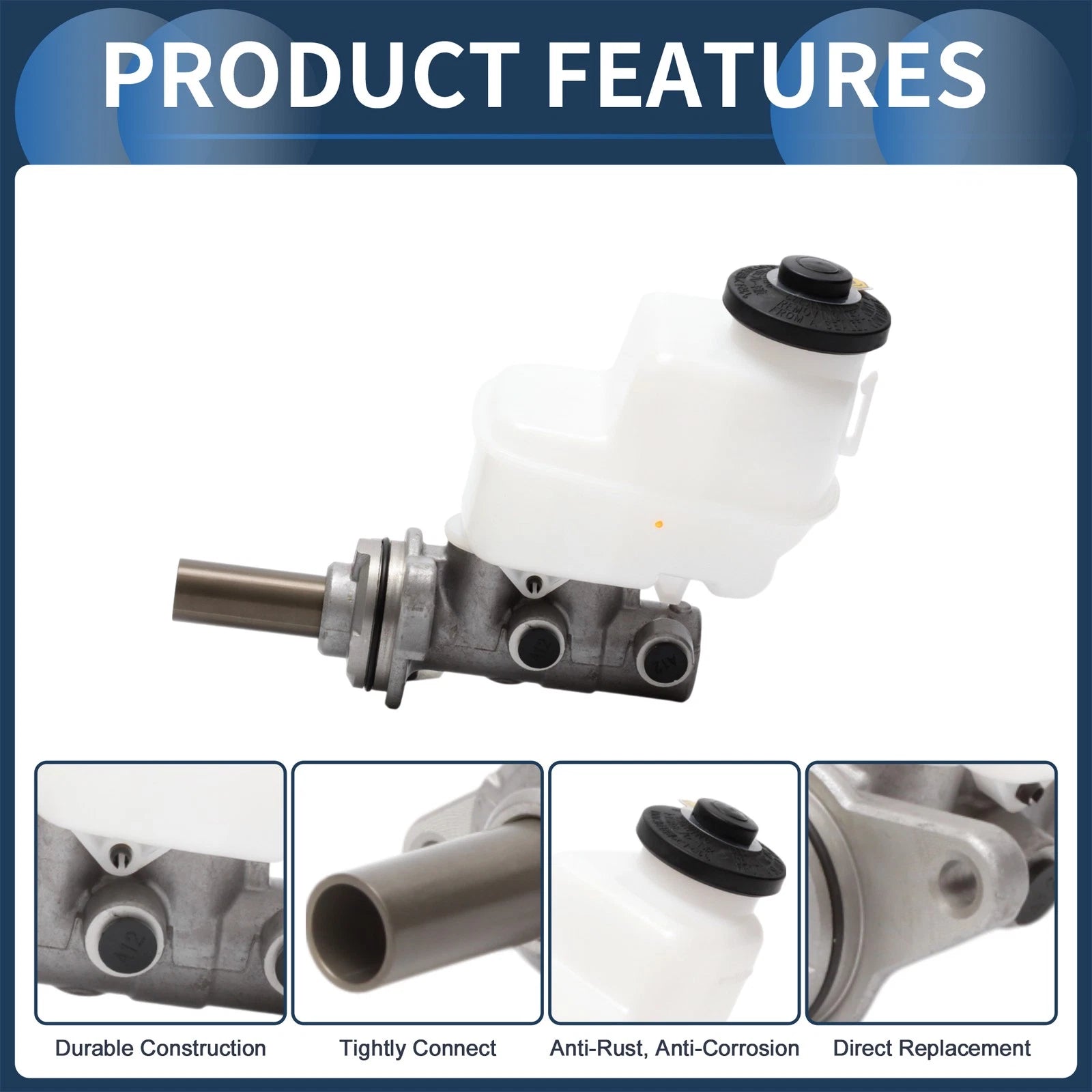 Brake Master Cylinder with Reservoir No. 472010R050 for Toyota RAV4 (2009–2013)