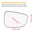 Right Passenger Side Heated Mirror Glass for Hyundai Elantra Accent (1)