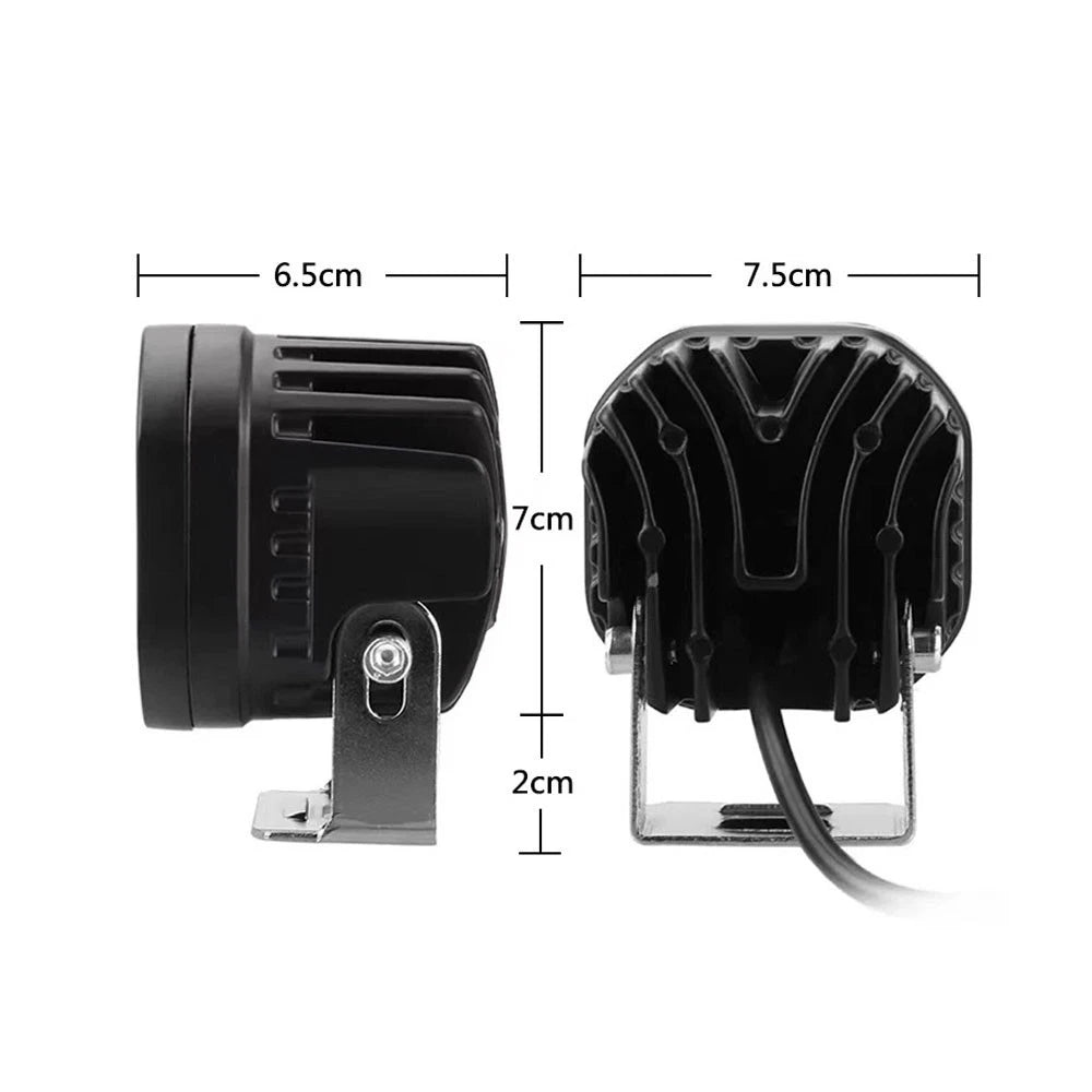 2Pc LED Cube Pods Work Light for Offroad SUV (Fits )