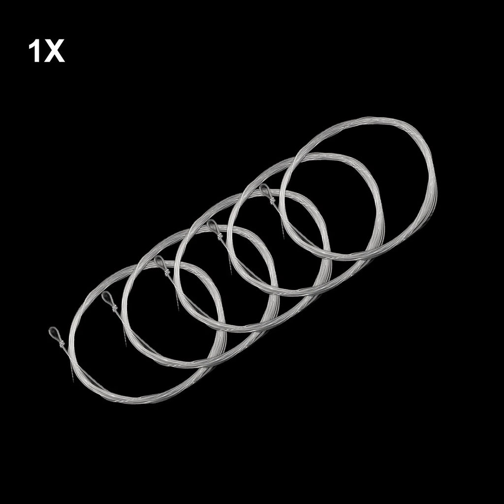 5 Pcs Fly Fishing Tapered Leader Line with Loop for
