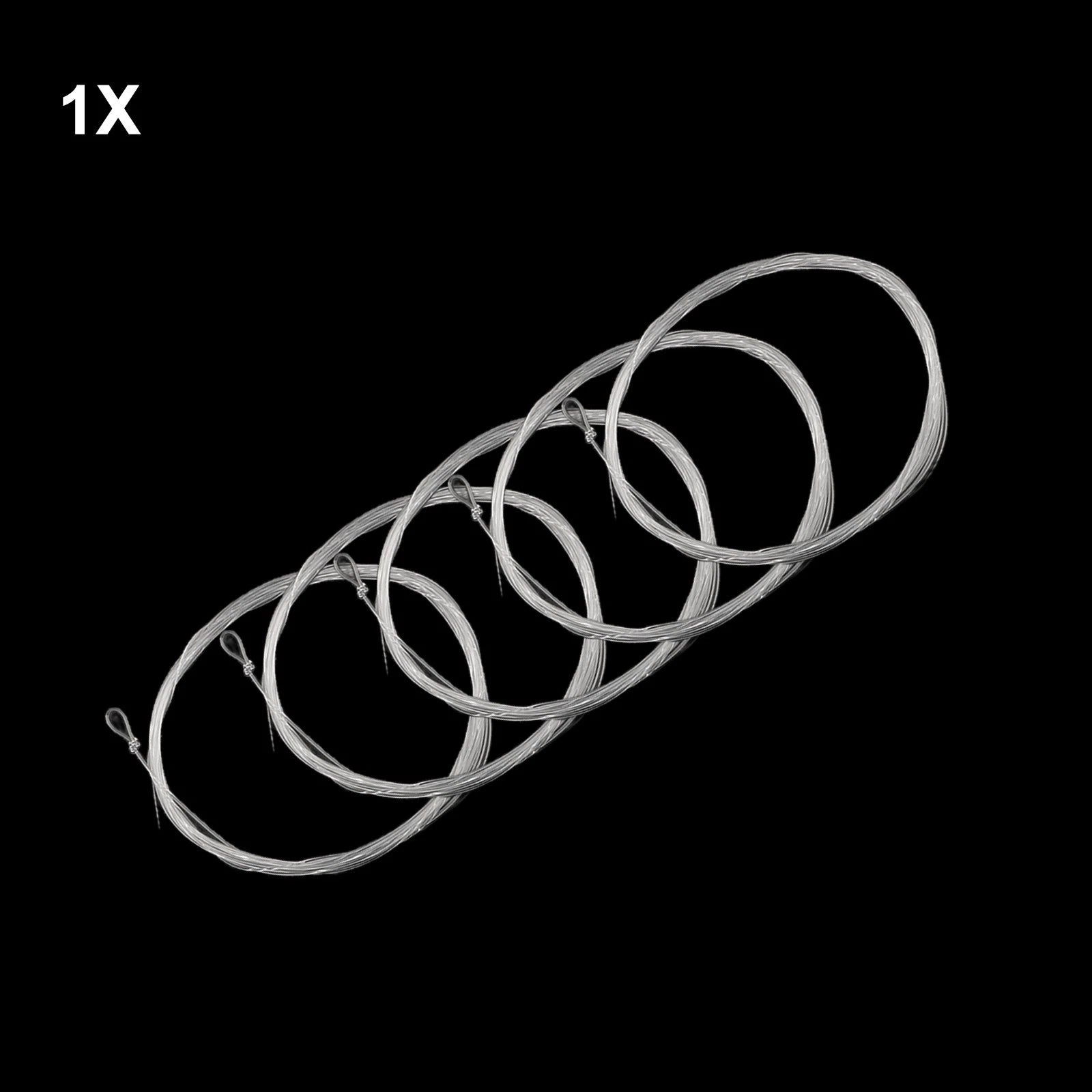 5 Pcs Fly Fishing Tapered Leader Line with Loop for