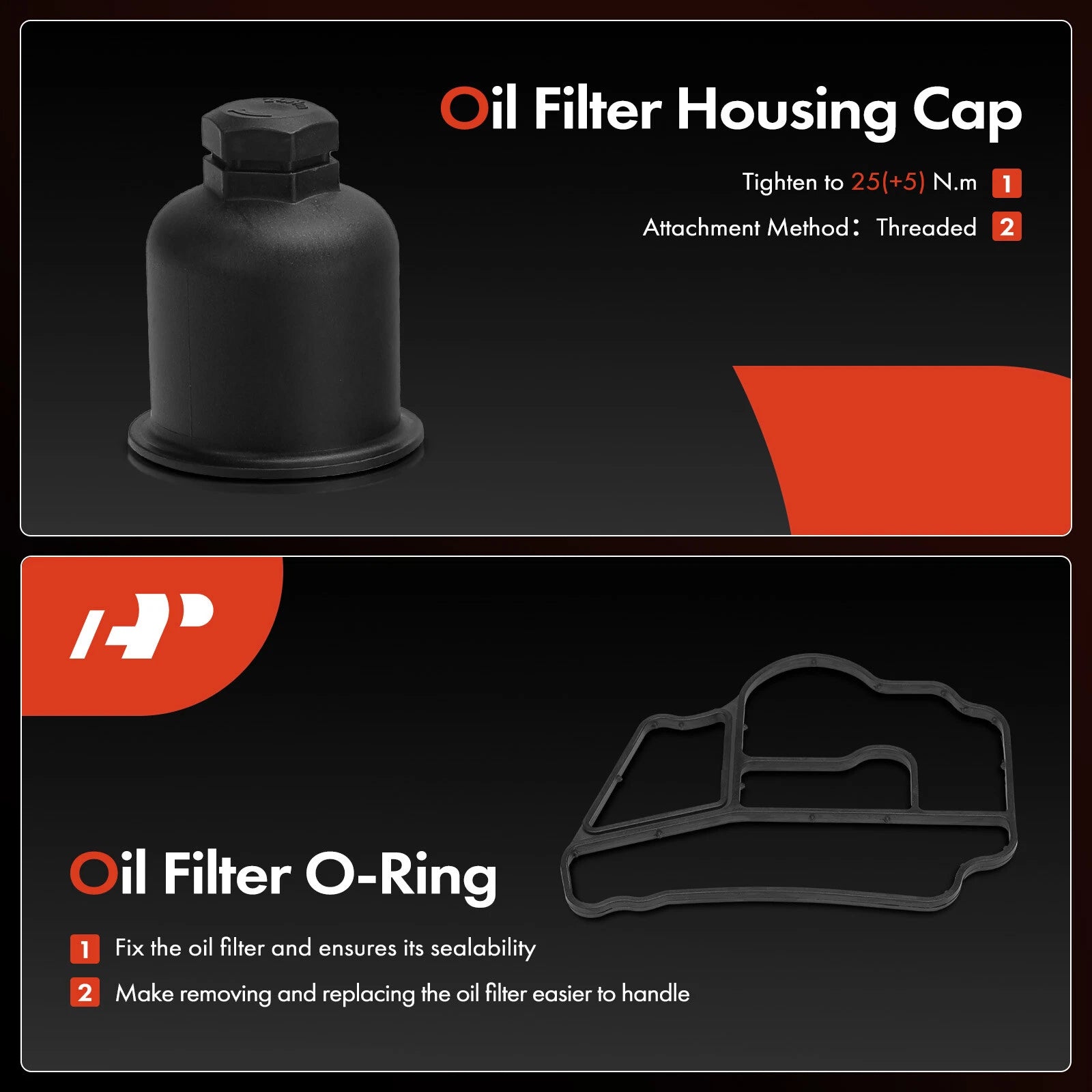 Engine Oil Filter Housing for Mercedes-Benz C230 (2003-2005)