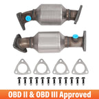 Set of 2 Catalytic Converters for Nissan Xterra/Frontier (1999–2004)