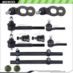 10pc Front Ball Joints Tie Rods Adjusting Sleeves for Ford Crown Victoria (1998–2002)
