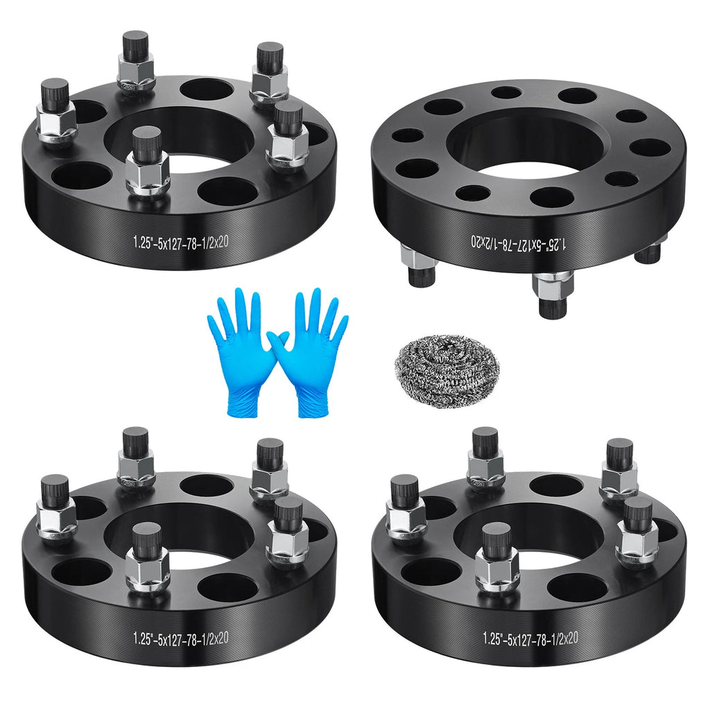 Set of 4 Wheel Spacers Adapters 1.25" 5x127 for Jeep