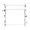 Replacement Plastic/Aluminum Radiator w/R134A (See compatibility Chart)