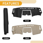 Dashboard Cover for Nissan Xtrail T31 (2007–2014) Black Anti-Slip
