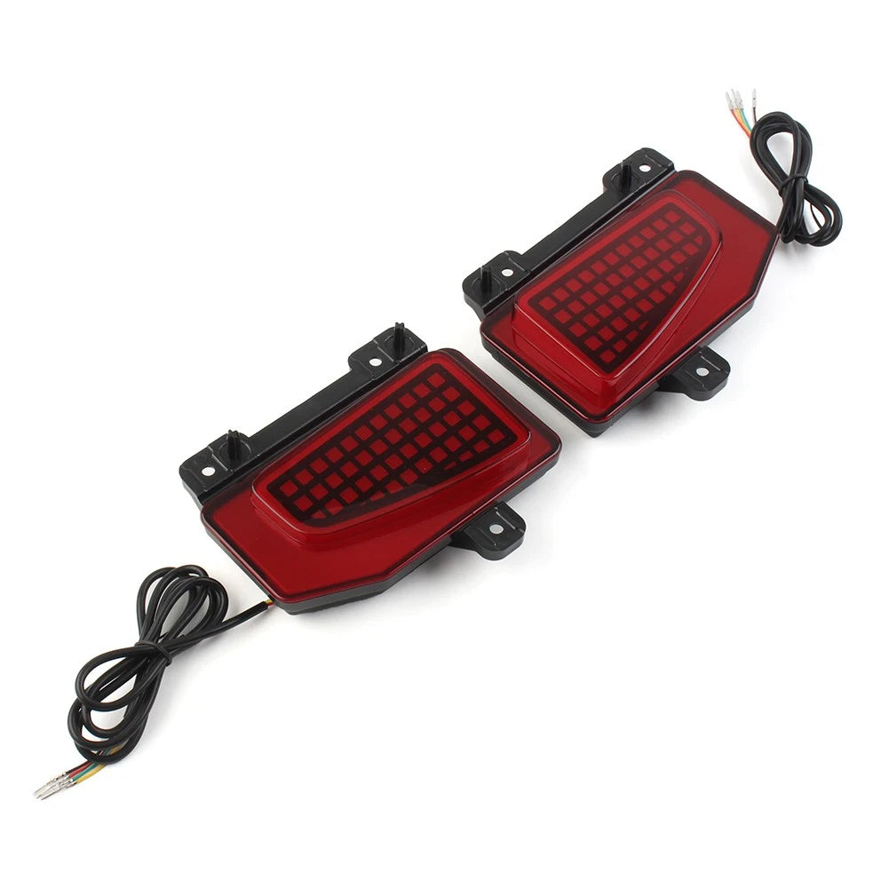 Set of 2 LED Rear Reflector Tail Light Brake Lamps for Jeep Gladiator (2019–2023)