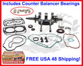 Crankshaft Bottom End Rebuild Kit & C-Bal Bearings for Polaris Ranger 700 (2005–2009)