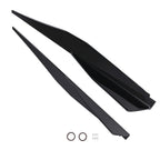 ABS Side Skirt Extension Body Kit for Chevrolet Corvette C8 (2020–2024) Gloss Black