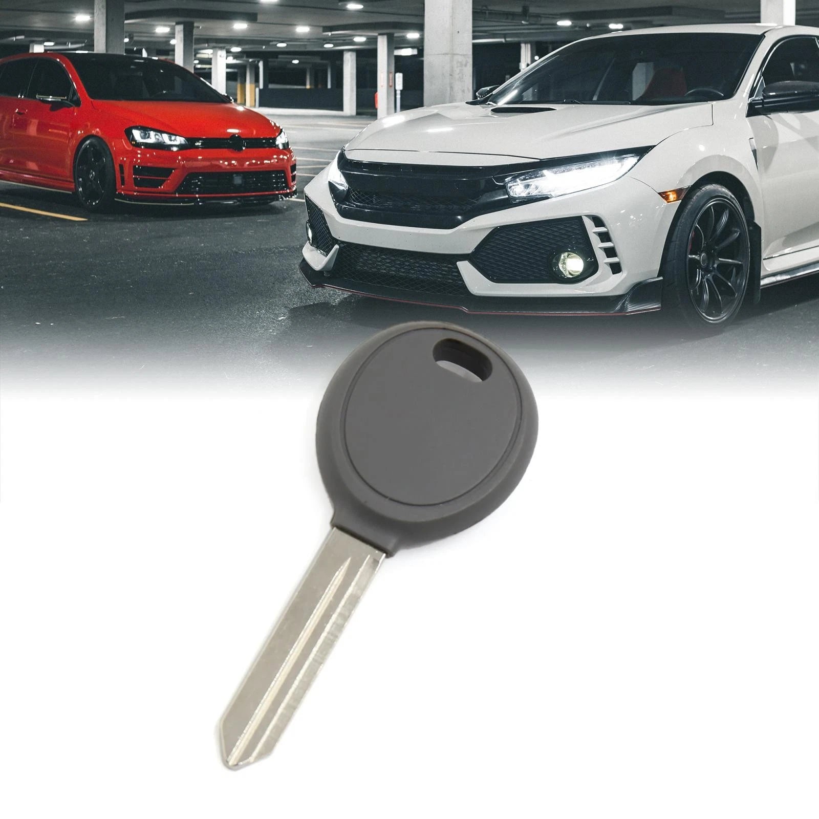 Replacement Transponder Ignition Key with 64 Chip for Jeep Dodge 
