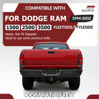 Steel Rear Step Bumper Assembly for Dodge RAM 1500 2500 3500 (1994–2002)