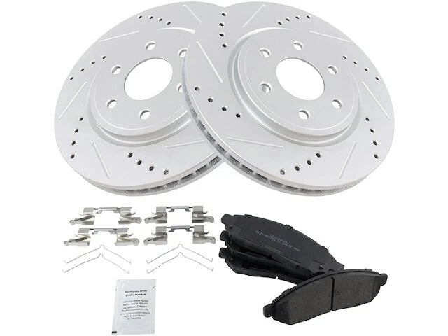 Front Brake Pad and Rotor Kit for Suzuki Equator (2009–2012) FH183XB