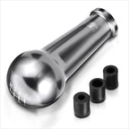 J2 Aluminum Ball Teardrop Shift Knob for 6-Speed MT (M8 M10 M12) Silver