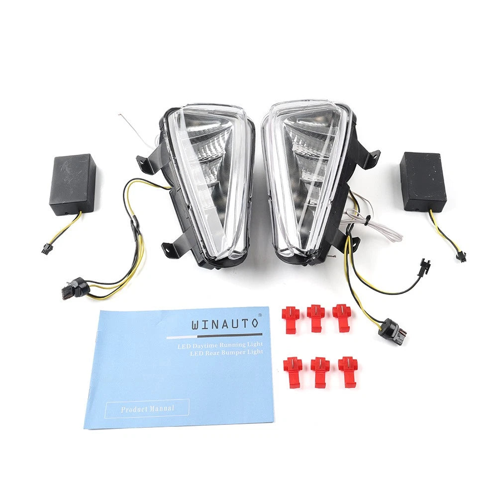 2X Daytime Running Light Turn Signal Fog Lamp for Toyota Innova (2020–2021)