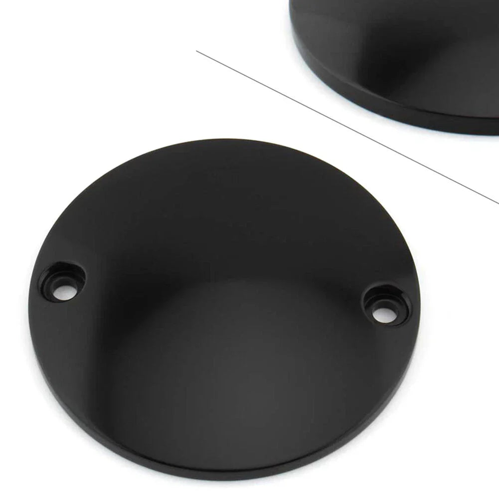 Black Domed Points Covers for Harley Softail Bigtwin