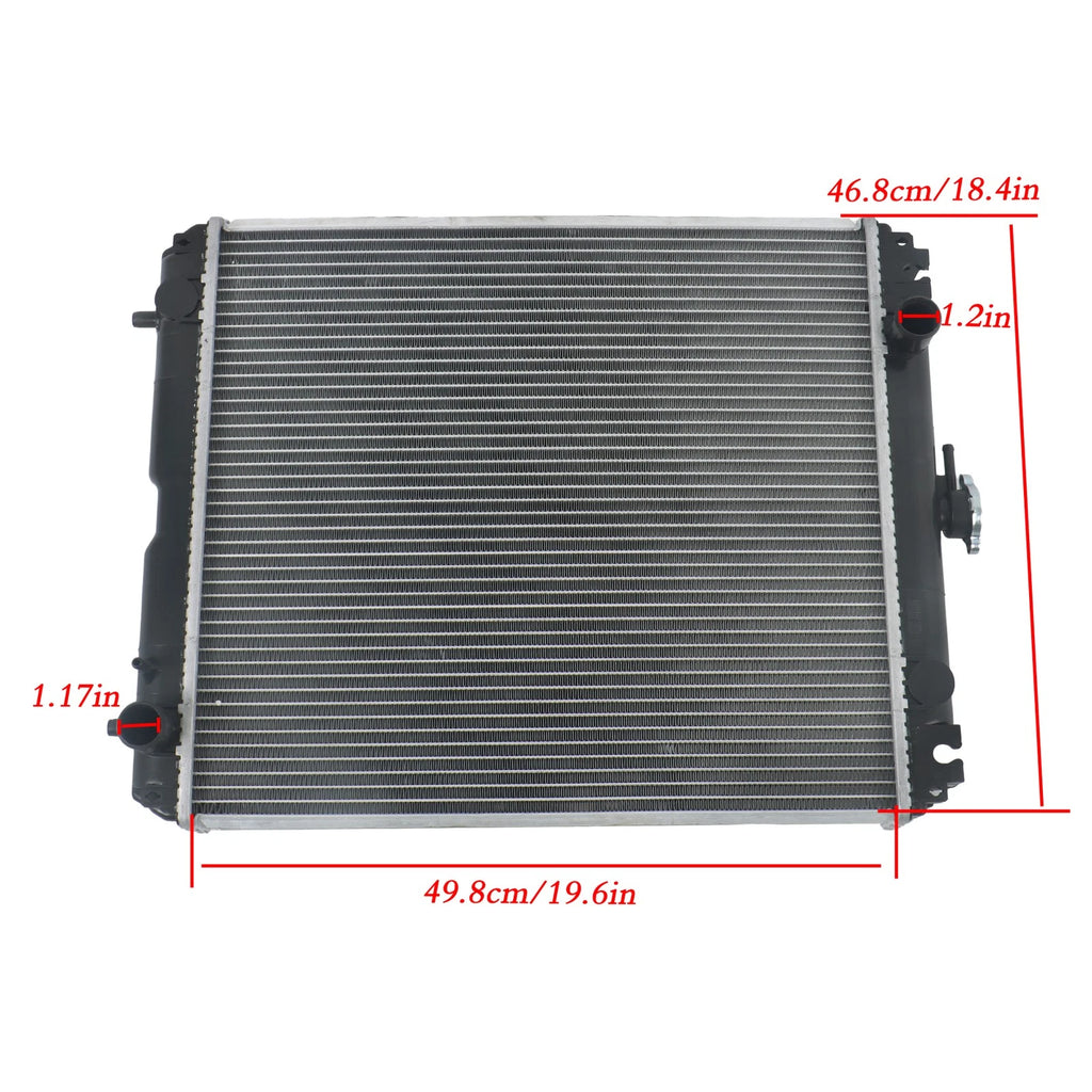 Radiator for Kubota KX121-3S KX161-3 U50-3 U45-3ST U45-3 (2000–2023)