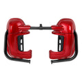 Engine Guard Crash Bar & Red Lower Vented Fairings for Harley Road Glide (2009–2013)