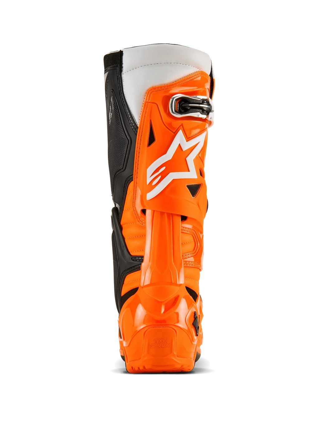 Alpinestars Tech 10 Enduro Boots for US Size 7 (Fluorescent Orange/Black/White)