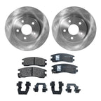 Brake Disc Rotors and Pads Kit for Pontiac De Ville, Bonneville